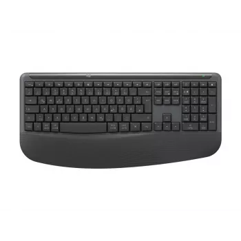 Logitech Signature Comfort Plus Combo MK880 for Business – belaidis klaviatūros ir pelės rinkinys, pilno dydžio, su LED baterijos indikatoriumi, USB-C, Bluetooth LE, QWERTZ, vokiškas, grafito spalvos