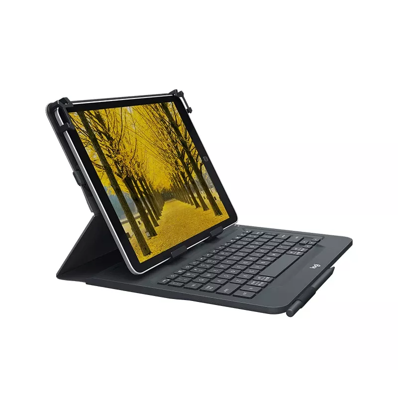 Logitech Universal Keyboard and Folio Case 9–10 colių planšetėms, Bluetooth 3.0, QWERTZ šveicariškas vokiškas išdėstymas, Graphite