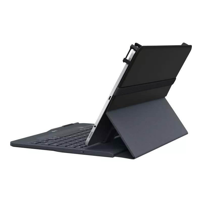 Logitech Universal Keyboard and Folio Case 9–10 colių planšetėms, Bluetooth 3.0, QWERTZ šveicariškas vokiškas išdėstymas, Graphite