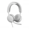 Logitech Zone Wired 2 ausinės su USB-C jungtimi ir triukšmą slopinančiu mikrofonu, Off-White