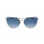 Longchamp LO134S-715 moteriški akiniai nuo saulės, auksinio metalo drugelio rėmelis, rudi gradientiniai lęšiai, 58 mm