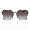 Longchamp LO173S5715001 Moteriški Akiniai nuo Saulės – Juodas Rėmelis, Pilki Lęšiai, 57 mm