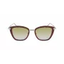 Longchamp LO638S-611 Moteriški katinų akies formos akiniai nuo saulės, Havana rėmelis, rudi gradientiniai lęšiai, 52 mm