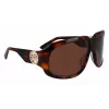 Longchamp moteriški akiniai nuo saulės LO736S-230 – Havana acetato rėmelis su rudais gradientiniais lęšiais, 67/11/125 mm