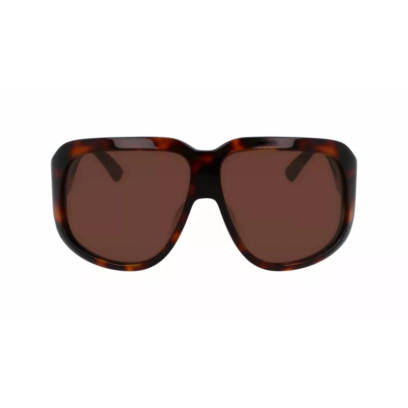 Longchamp moteriški akiniai nuo saulės LO736S-230 – Havana acetato rėmelis su rudais gradientiniais lęšiais, 67/11/125 mm