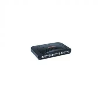 Longshine LCS-PS130 spausdintuvų serveris – 10/100 Ethernet, 3 lygiagrečios prievados, žiniatinklio valdymas, SMB