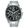 Lorus Vyrų Kvarcinis Chronografas RT303KX9 – 43 mm Nerūdijantis Plienas, Juodas Ciferblatas