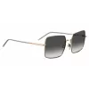 LOVE MOSCHINO Moteriški Akiniai Nuo Saulės MOL022S0009O Juodi Pilki 56mm