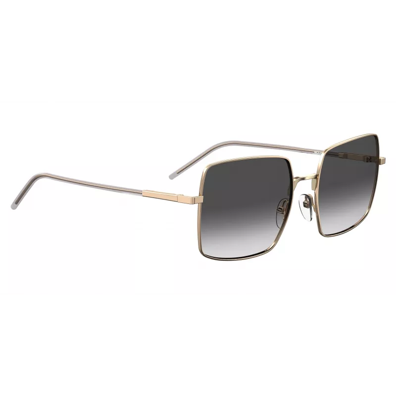 LOVE MOSCHINO Moteriški Akiniai Nuo Saulės MOL022S0009O Juodi Pilki 56mm