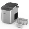 Lovio LVIM001SL Crystal Ice Home Ice Maker – 12 kg/24h, 2,2 l talpa, sidabrinis/juodas