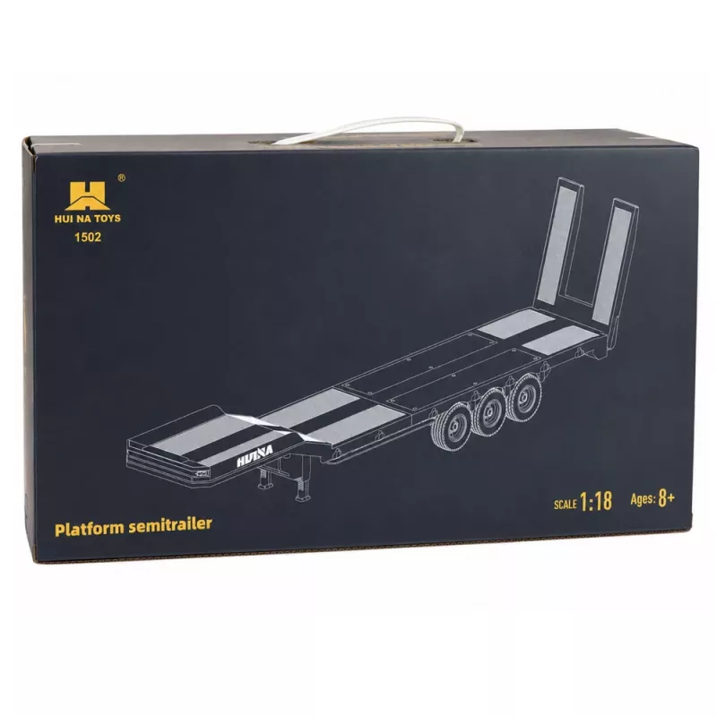Priekaba žemagrindė skirta Scania 770S Huina pilka 1:18