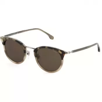LOZZA SL2393-4902BW Unisex stačiakampiai akiniai nuo saulės Havana/Ruda 49mm