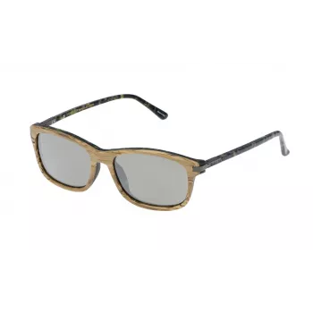 LOZZA SL4029M56ANBX Unisex akiniai – stačiakampis metalinis rėmelis, pilki lęšiai, 56/16/140 mm