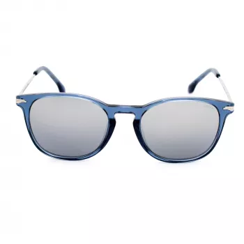 LOZZA SL4159M-955X Unisex stačiakampiai akiniai nuo saulės, juodi, pilki lęšiai, 52 mm