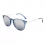 LOZZA SL4159M-955X Unisex stačiakampiai akiniai nuo saulės, juodi, pilki lęšiai, 52 mm