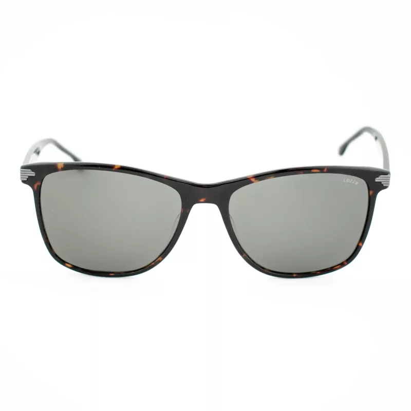 LOZZA SL4162M-0786 Vyriški akiniai nuo saulės – Havana acetatinis rėmelis, rudi polikarbonatiniai lęšiai, UV400 apsauga, 58/18/140 mm