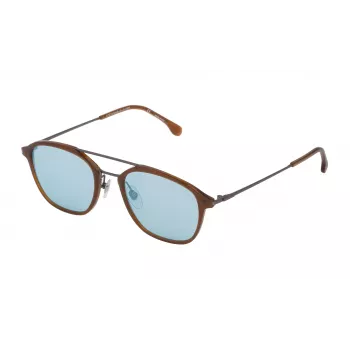 LOZZA SL4182M50T65X Unisex Akiniai - Stačiakampis Acetatinis Rėmas - UV400 Apsauga - 50/20/145 mm