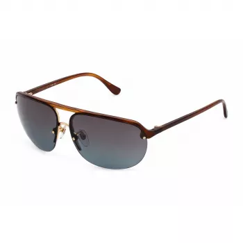 LOZZA SL4260-650706 Vyriški stačiakampiai akiniai nuo saulės Dark Havana Grey