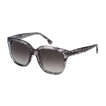 LOZZA Woman SL4131M5406BZ Akiniai nuo saulės Acetatinis geometrinis rėmas Rudas gradientinis lęšis 54/19/140 mm