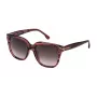 LOZZA Woman SL4131M5409G1 Akiniai nuo saulės 54/19/140 mm Juodas acetatinis rėmas Pilki gradientiniai lęšiai UV400