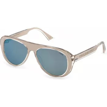 LOZZA Women SL4255V56880X Akiniai Havana Acetato Rėmeliu Rudi Gradientiniai Lęšiai 56mm