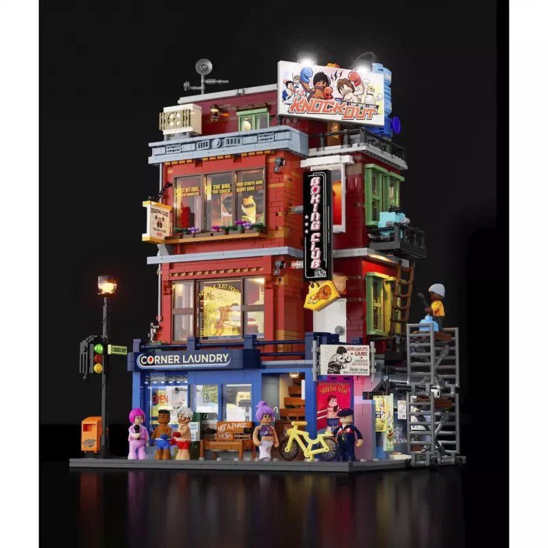 Lumibricks Boxclub LED apšvietimo rinkinys LEGO 10274 Haunted House