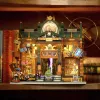 „Lumibricks Steampunk Time Rift Library“ – DIY miniatiūrinė knygų nišos konstrukcija