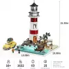 Lumibricks Sunrise Lighthouse Statybinis Blokų Rinkinys su LED Apšvietimu