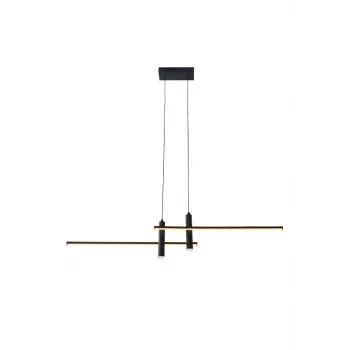 Luminaire Pendant 5W LED 1380lm juodas pakabinamas šviestuvas