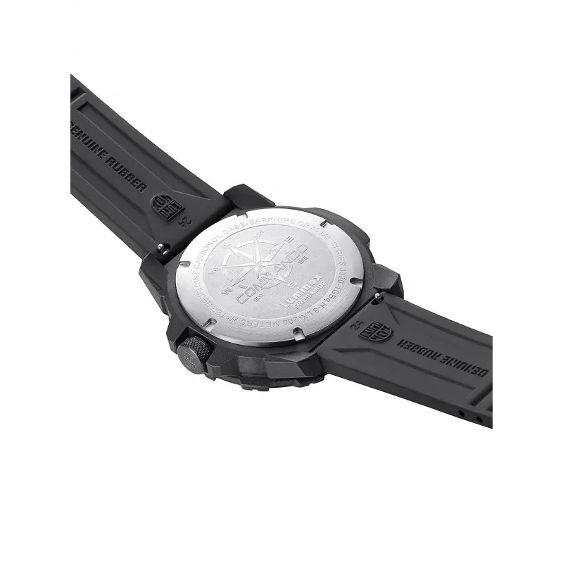 Luminox Atacama Field Day Date Vyriškas Laikrodis XL.3321 45mm Juodas Ciferblatas Juodas Odinis Dirželis