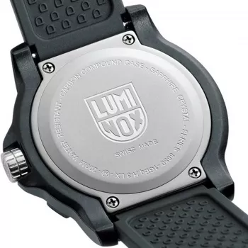 LUMINOX Vyriškas laikrodis XL.8882.F 45mm Šveicariškas kvarcinis su CARBONOX korpusu ir juoda gumine juosta