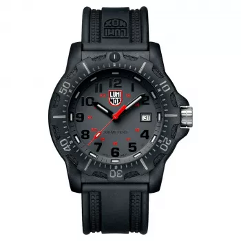 LUMINOX Vyriškas laikrodis XL.8882.F 45mm Šveicariškas kvarcinis su CARBONOX korpusu ir juoda gumine juosta