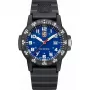 Luminox XS.0323.L 44mm Šveicariškas kvarcinis laikrodis su mėlynu ciferblatu ir juodu guminiu dirželiu