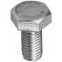 M10 x 30 mm šešiakampis varžtas, cinkuotas plienas, 8.8 stiprumo klasė, DIN 933 / ISO 4017