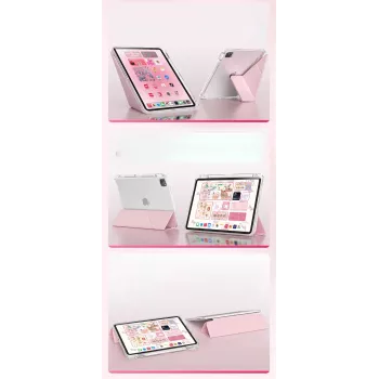 MACHINO TAB Case, skirta iPad Pro 11 2024, rožinė