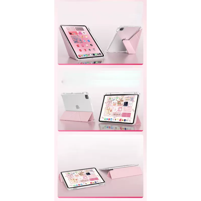 MACHINO TAB Case, skirta iPad Pro 11 2024, rožinė