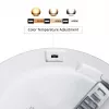 MACLEAN LED lubinis šviestuvas 7in1 plokštė, itin plona, 30W, 3 spalvų temperatūros (WW, NW, CW) Led4U LD142 su mikrobangų jutikliu ir įmontuotu maitinimo šaltiniu