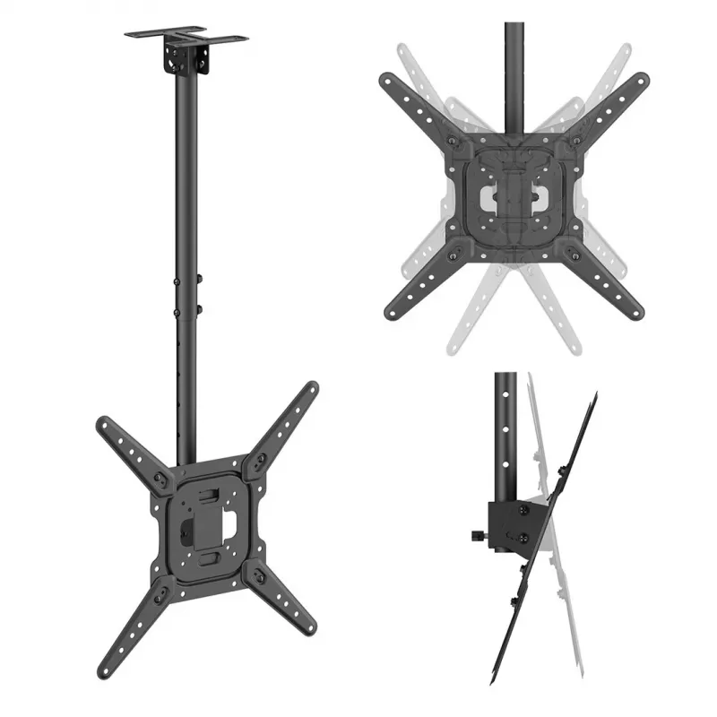 Maclean MC-174 lubinis TV laikiklis 23–55 colių televizoriams, 35 kg, VESA 400x400, juodas