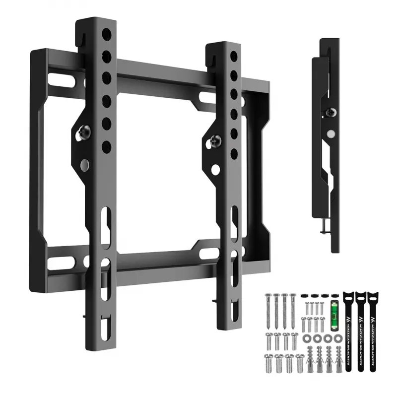 MACLEAN MC-186 TV sieninis laikiklis su pakreipimu 13-43 inch ekranams, VESA 200x200, 45 kg, juodas