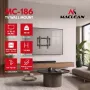 MACLEAN MC-186 TV sieninis laikiklis su pakreipimu 13-43 inch ekranams, VESA 200x200, 45 kg, juodas