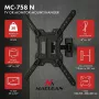 Maclean MC-758 N Fiksuotas TV ir monitoriaus laikiklis prie sienos 23–65 col., 30 kg, VESA 400x400, juodas