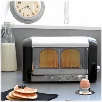 Magimix Le Toaster Vision 2 griežinėlių skrudintuvas juodas