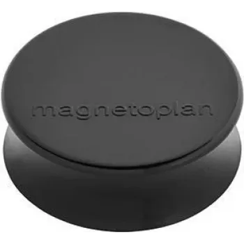 MAGNETOPLAN HOLTZ Ergo dideli magnetukai, juodi, 34 mm, 10 vnt. paketas, 1665012