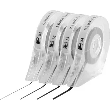 MAGNETOPLAN HOLTZ Zeichenband lipni žymėjimo juosta, juoda, 1,6 mm x 8 m, skirta lentoms ir planavimo lentoms (40102)