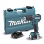 Makita DF332DSAE 12V Max CXT akumuliatorinis gręžtuvas-suktuvas be šepetėlių (komplektas 2×2,0 Ah) | Kur.lt
