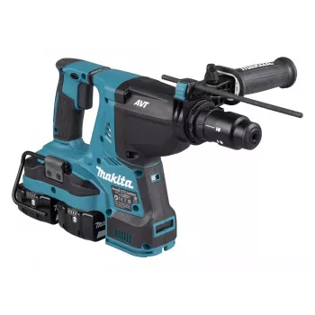 Makita DHR281PT2J 36V (2x18V) bešepetėlis SDS-Plus rotacinis plaktukas su 2x5.0Ah akumuliatoriais, dviejų prievadų įkrovikliu ir Makpac dėklu