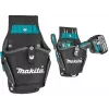 Makita E-15154 Ultimate Series grąžto dėklas, tvirtas 1680D poliesteris, juodas su mėlynais akcentais, universalus cordless grąžtams ir smūginiams suktuvams