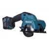 Makita HS301DSME 12V Max CXT belaidis diskinis pjūklas 85 mm su 2x 4.0 Ah akumuliatoriais, įkrovikliu ir Makpac dėklu