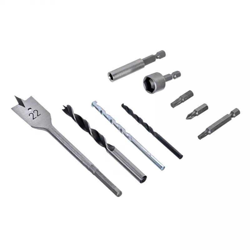 Makita ME-15126 18V LXT belaidis sukamasis grąžtas-su plaktuku, komplektas su 70 dalių antgalių rinkiniu, 2 akumuliatoriais, įkrovikliu ir dėklu