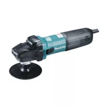 Makita SA5040C 750W 125 mm kampinis šlifuoklis / poliruoklis 7800 RPM su švelniu užvedimu, pastoviu greičiu, apsauga nuo pakartotinio paleidimo, labirinto dulkių apsauga, 2,5 m kabeliu